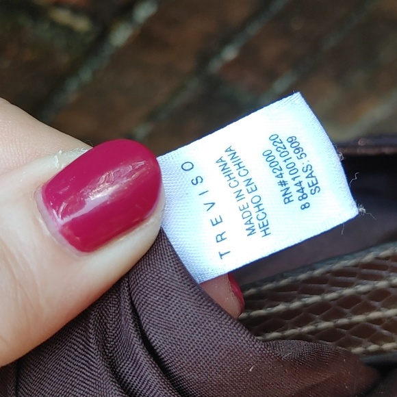 Treviso Brown and Bronze Shoulder Bag - Picture 9 of 10